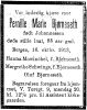 Dødsannonse Pernille Marie Bjørneseth
